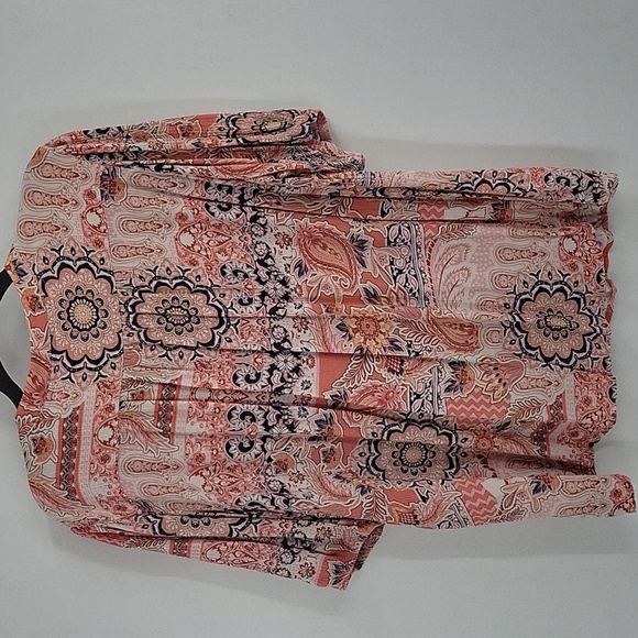 Nurture by Lamaze Pink Flutter Sleeve Blouse with Relaxed Pleats - Picture 10 of 16